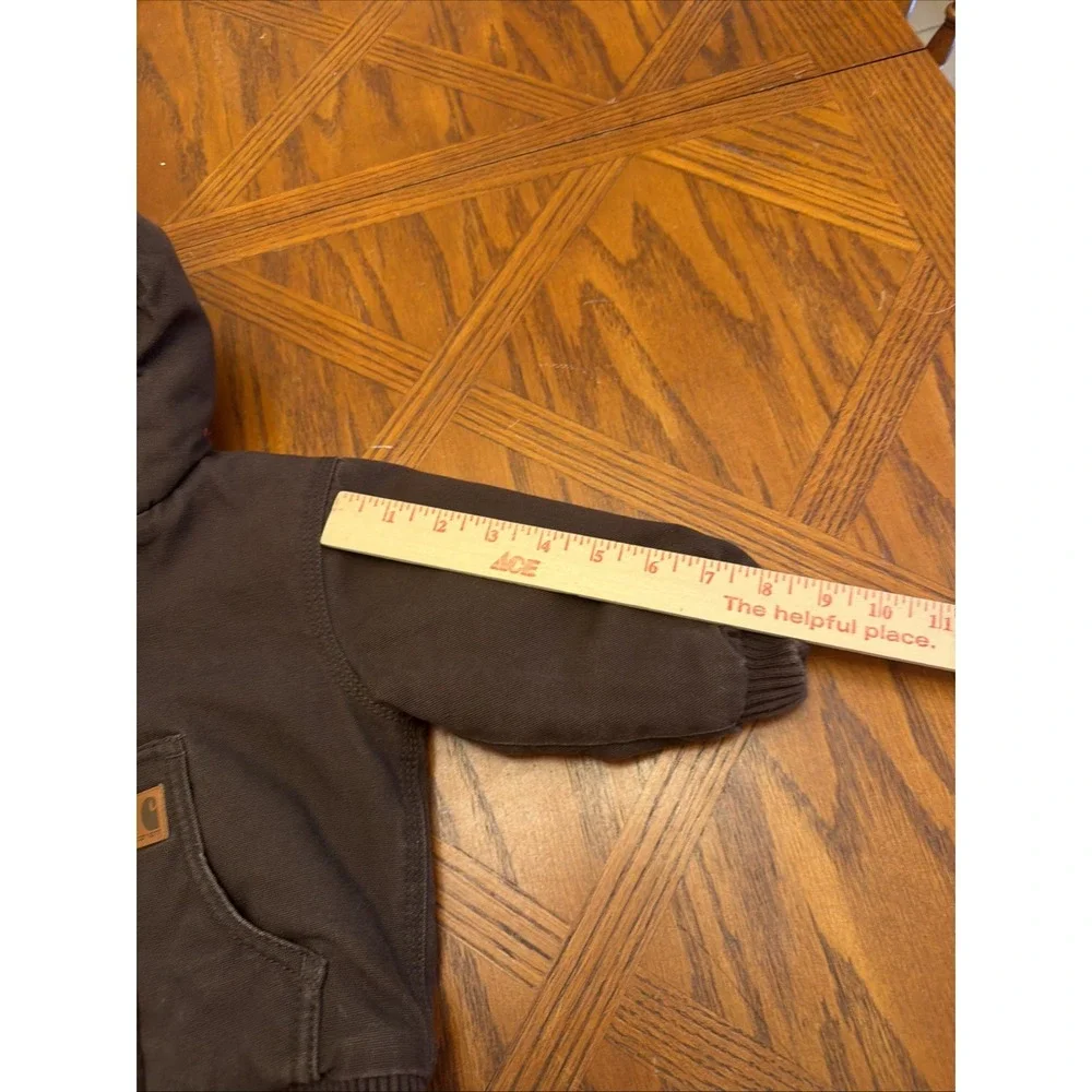 Carhartt Brown Jacket with Hood Size 12 months